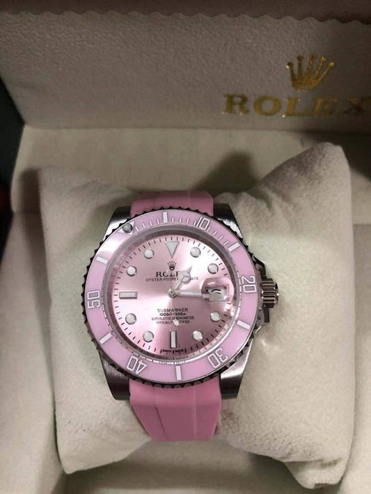 Pre-owned Rolex Submariner “Pink Water Ghost”